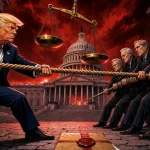 Clarity Act tug of war between Trump and senators before the US Capitol