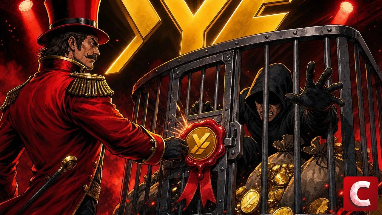 Bybit face a un voleur encage, sceau de justice appose sur la serrure