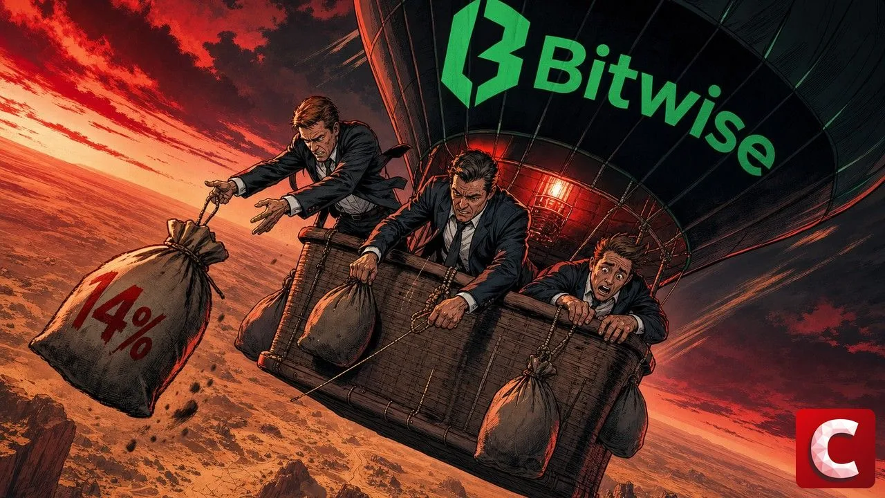 Licenciements chez le gestionnaire crypto Bitwise illustrés par des bureaux vidés de leurs équipes
