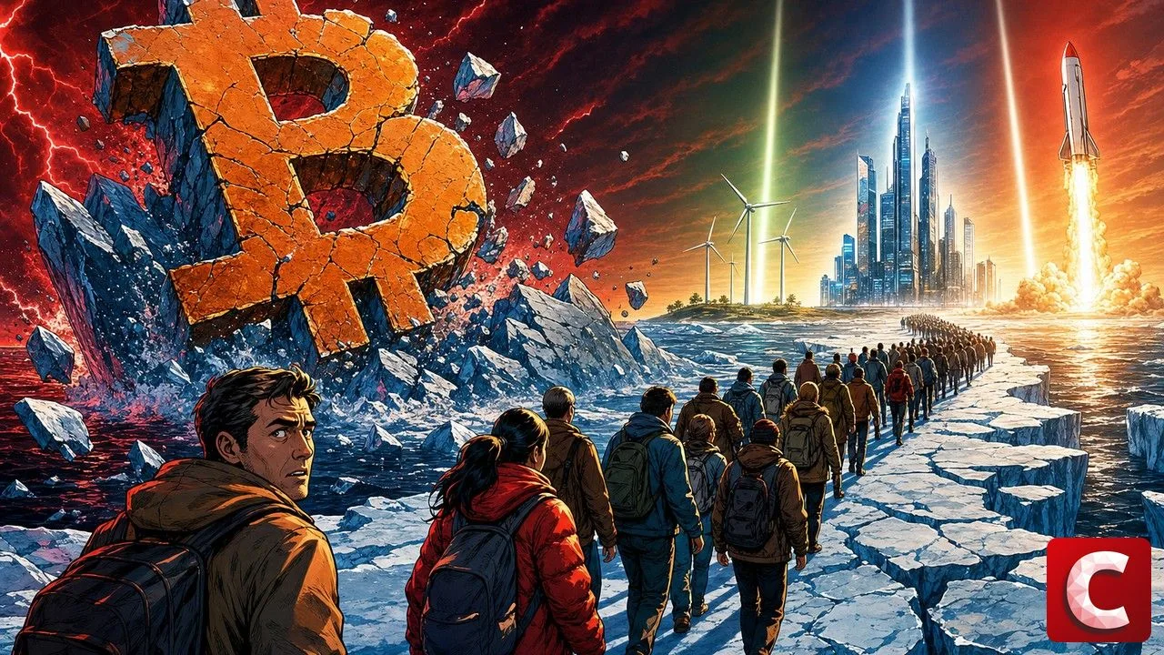 Rotation des capitaux quittant un iceberg Bitcoin vers l'IA et l'immobilier