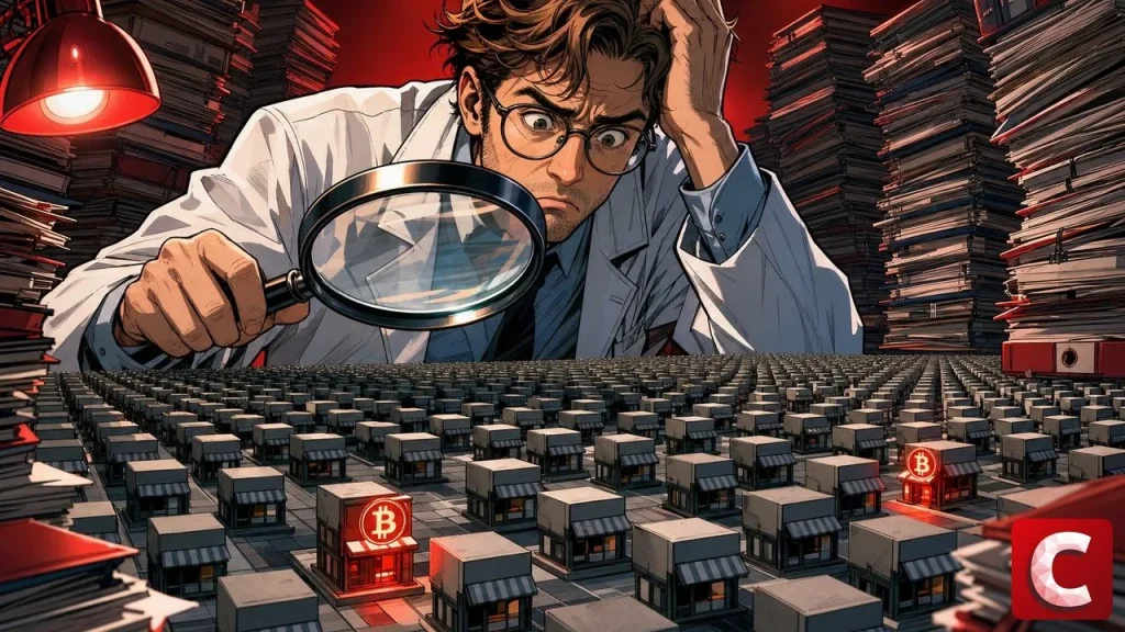 BCE examinant à la loupe des milliers de boutiques dont deux acceptent le bitcoin