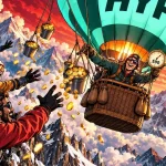 Hyperliquid : une montgolfière HYPE verse des pièces d'or aux alpinistes au-dessus des nuages